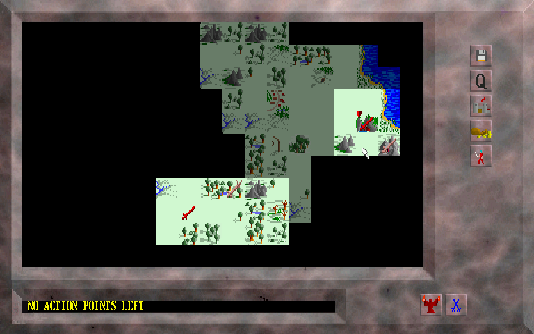 Conquest of Elysium atari screenshot